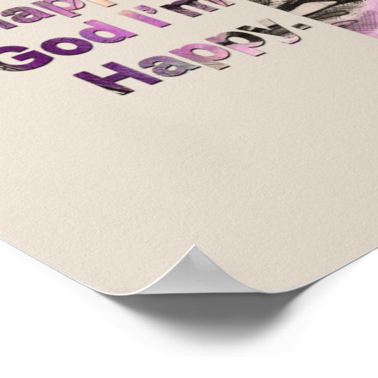 Vordere Töne - Blitzlicht Poster (Ecke)