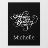 Vordere Türklammer Fensteraufkleber (Blatt)