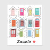 Vordere Türkleber Aufkleber (Blatt)