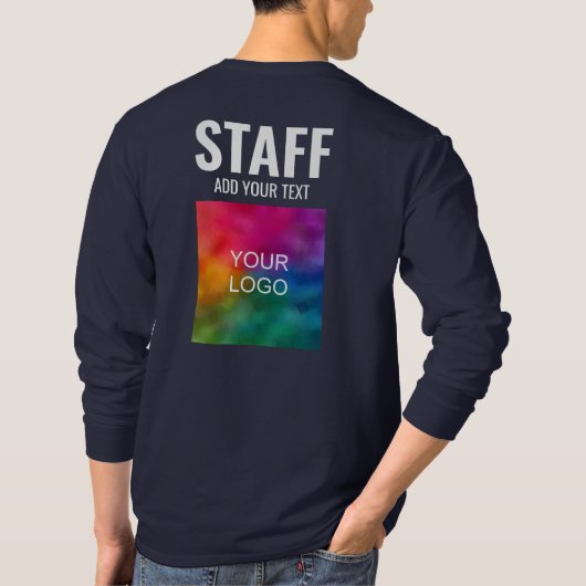 Vordere und hintere Designs für Mitarbeiter Langsc T-Shirt (Rückseite)