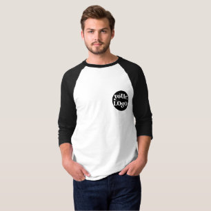 Vordere und Rückseite des Firmenlogos T-Shirt