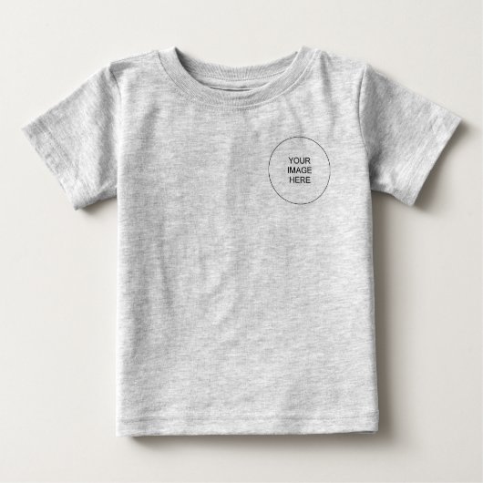 Vordere und Rückseite Drucken Hinzufügen einer Vor Baby T-shirt (Vorderseite)