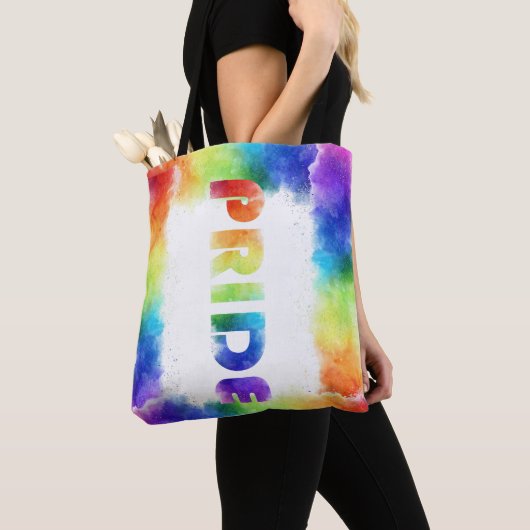 Vordere und rückseitige Rainbow-Einrichtung Tasche (Von Nahem)