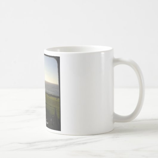 Vorderer Rasen bei Esalen, großes Sur Kaffeetasse (Rechts)