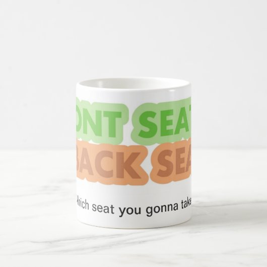 Vorderer Sitz-/hinterer SitzTasse Kaffeetasse (Mittel)