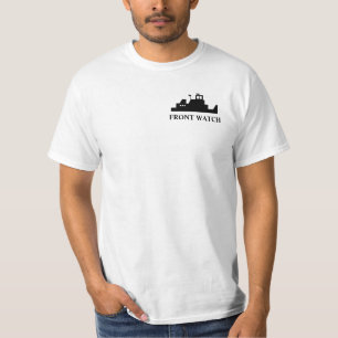 Vorderer Uhrtowboat-Logo-T - Shirt