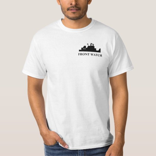 Vorderer Uhrtowboat-Logo-T - Shirt (Vorderseite)