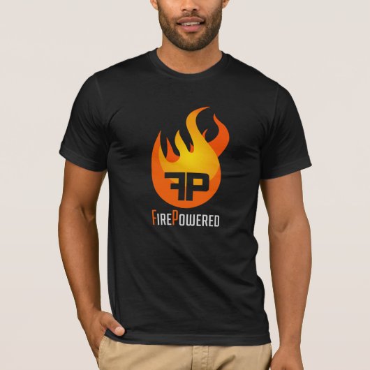 Vorderes FirePowered Logo T-Shirt (Vorderseite)