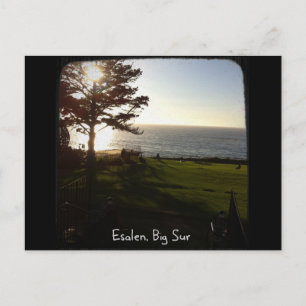 Vorderes Rasen in Esalen, Big Sur Postkarte