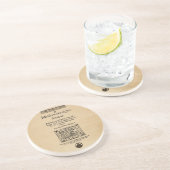 Vorderes Stück zu einem Sandstein Untersetzer (Seite)