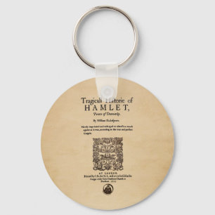 Vorderes Stück zum HamletQuarto (Version 1605) Schlüsselanhänger