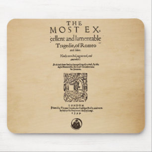 Vorderes Stück zum Romeo u. Juliet Quarto (1599) Mousepad