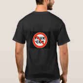 Vorderes u. hinteres T-Stück T-Shirt (Rückseite)