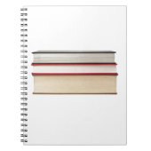Vorderrand von drei Büchern Notizblock (Vorderseite)