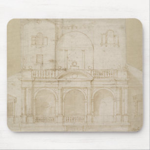 Vorderseite: Architektonische Gestaltung (Landhaus Mousepad