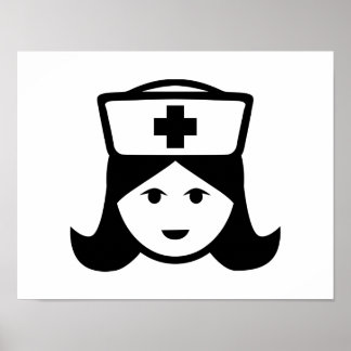 Vorderseite der Krankenschwester Poster
