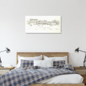 Vorderseite der Pine und Akku Leinwanddruck (Insitu (Schlafzimmer))