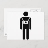 Vorderseite des Bildsymboles Postkarte (Vorne/Hinten)