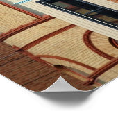 Vorderseite des Gebäude Poster (Ecke)