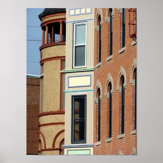 Vorderseite des Gebäude Poster (Vorne)