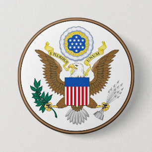 Vorderseite des Großen Siegels Button