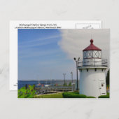 Vorderseite des Hafenbereichs von Newburyport Post Postkarte (Vorne/Hinten)