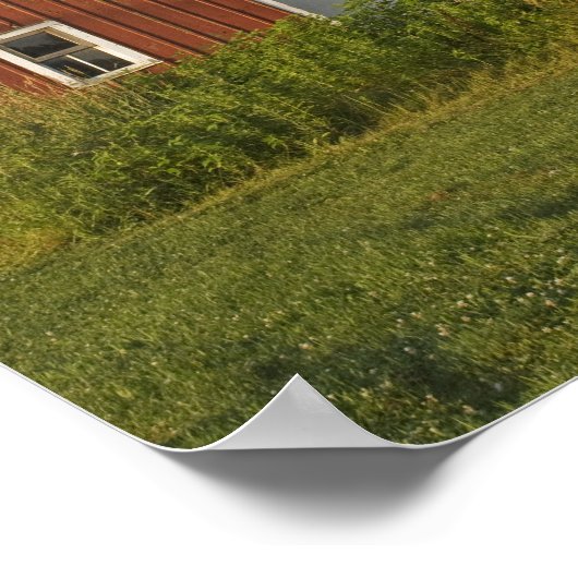 Vorderseite des Roten Strandes Poster (Ecke)