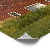 Vorderseite des Roten Strandes Poster (Ecke)