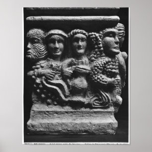 Vorderseite eines Altars, der als Schriftart verwe Poster