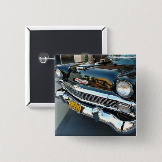 Vorderseite eines klassischen Frisierten Autos 195 Button (Vorne & Hinten)