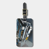 Vorderseite eines klassischen Frisierten Autos 195 Gepäckanhänger (Vorderseite vertikal)