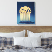 Vorderseite eines Scythian-Kamms Leinwanddruck (Insitu (Schlafzimmer))