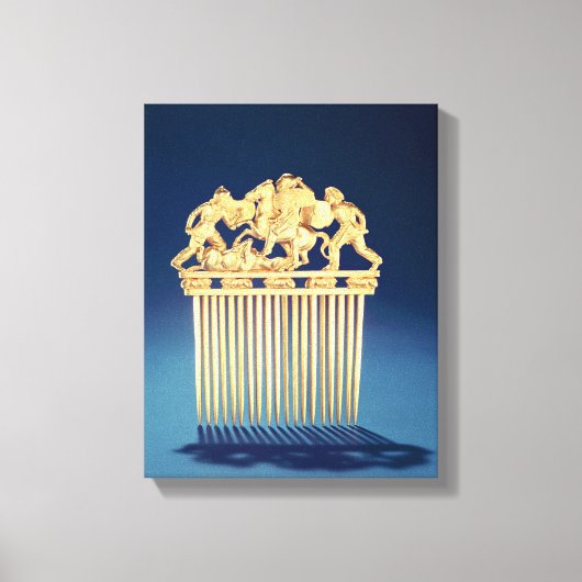 Vorderseite eines Scythian-Kamms Leinwanddruck (Vorderseite)