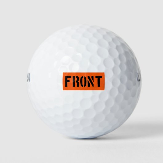 Vorderseite Golfball (Vorderseite)