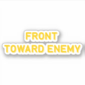 VORDERSEITE IN RICHTUNG ENEMY AUFKLEBER (Vorderseite)