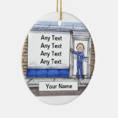 Vorderseite lagern - Männlich Keramikornament (Rechts)