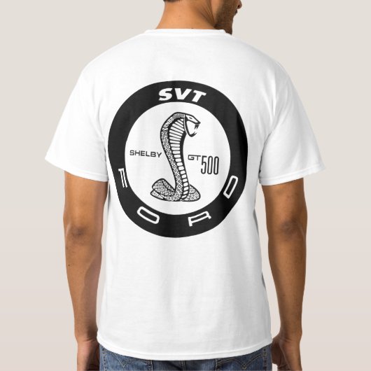 Vorderseite Rückseite SHELBY GT 500 T-Shirt (Rückseite)