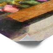 Vorderseite speichern - Der Blume-Stand Poster (Ecke)