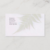 Vorderseite über hellblauem Wasserfarbenverbund Visitenkarte (Rückseite)