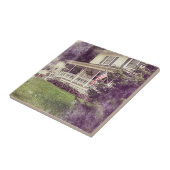 Vorderseite und amerikanische Flagge Fliese (Seite)