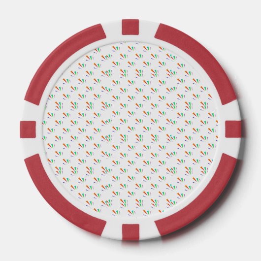Vorderseite und Rückseite eines Pokerchips (Vorderseite)