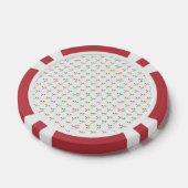 Vorderseite und Rückseite eines Pokerchips (Einzeln)