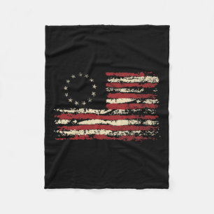 Vorderseite und Rückseite - Ich stimme für verurte Fleecedecke