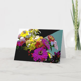 Vordersitzkarte des Bouquet Muttertags Karte