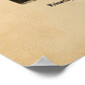 Vorderteil von Shakespeares erster Folio Poster (Ecke)