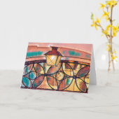 Vordertür Karte (Gelbe Blume)