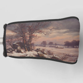 Vordingborg im Winter von J.C. Dahl Fine Art Golf Headcover