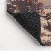 Vordingborg im Winter von J.C. Dahl Fine Art Mousepad (Ecke)