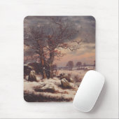 Vordingborg im Winter von J.C. Dahl Fine Art Mousepad (Mit Mouse)