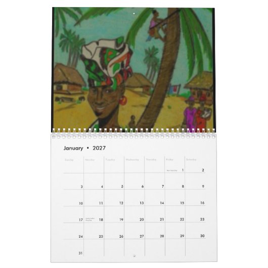 Vorfahrn-Kalender Kalender (Jan 2027)